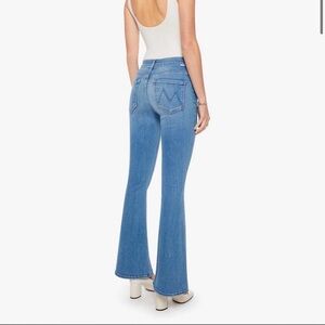 Mother The Weekender Layover Women's Blue Flared Jeans